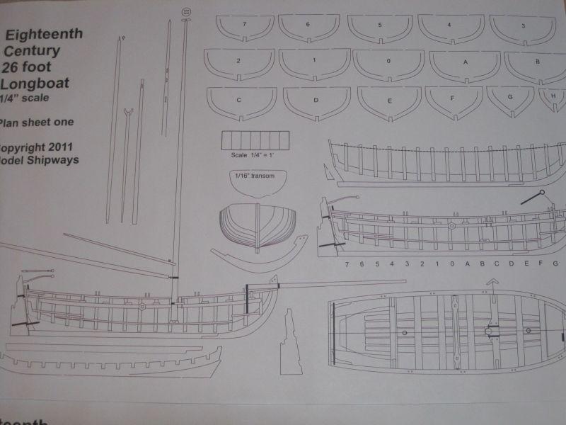 18th Century Longboat by Ryland Craze - Model Shipways - 1:48 - MSW 