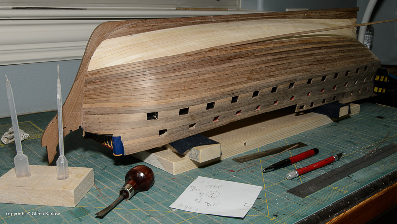 ... Building, Framing, Planking and plating a ships hull and deck - Model