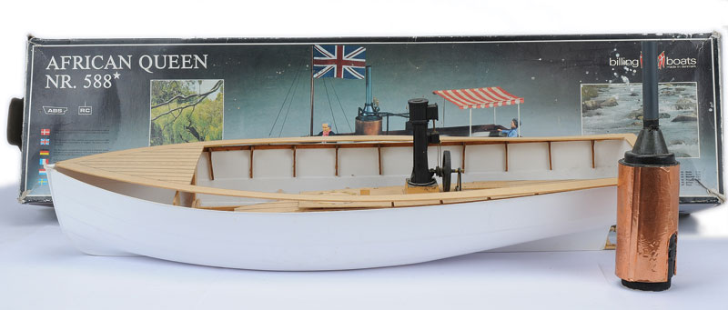 african queen - gallery of completed kit-built ship models