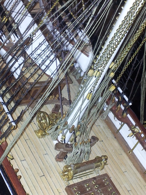 Main Mast Fife Rail Gallery of COMPLETED KitBuilt Ship Models