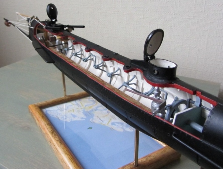 Hunley 04 Gallery of COMPLETED KitBuilt Ship Models Model Ship World™