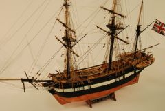 More information about "HMS Beagle - Port bow view"