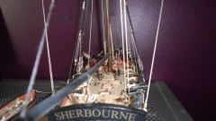 Sherbourne from astern.