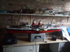 My scratch build of the P S Waverley