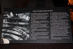 Interior of the section info board