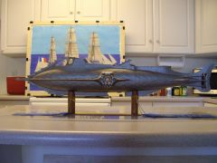 051   1/48th. scale scratch built Disney Nautilus submarine