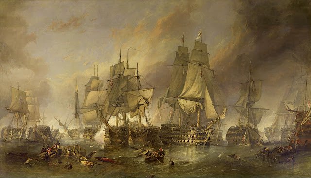 The_Battle_of_Trafalgar_by_William_Clark