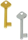 Blank key for delicate yacht lock