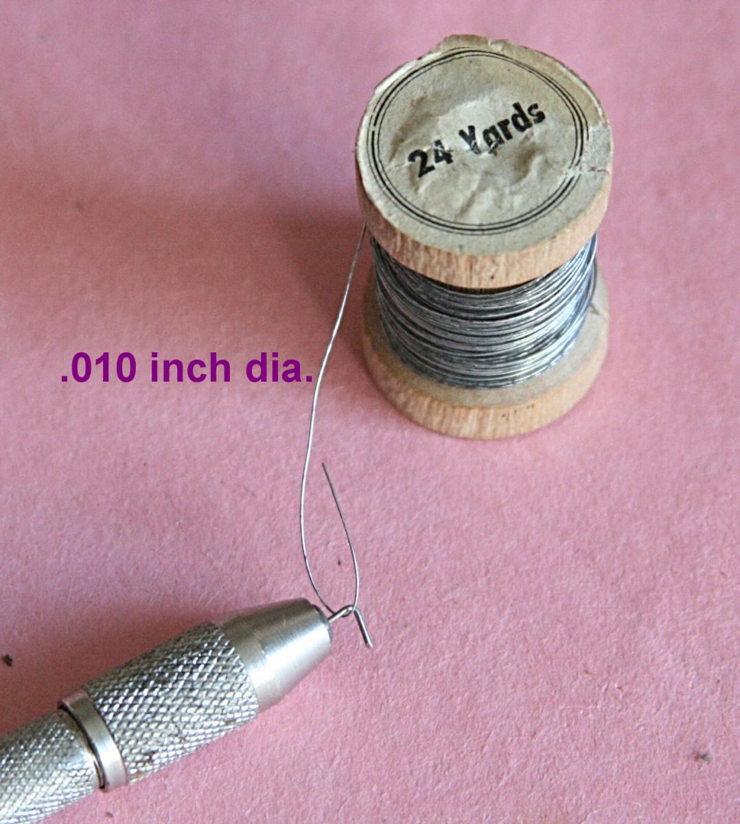 In need of very thin steel wire (0.010 inch or less) - Discussion for a  Ship's Deck Furniture, Guns, boats and other Fittings - Model Ship World™