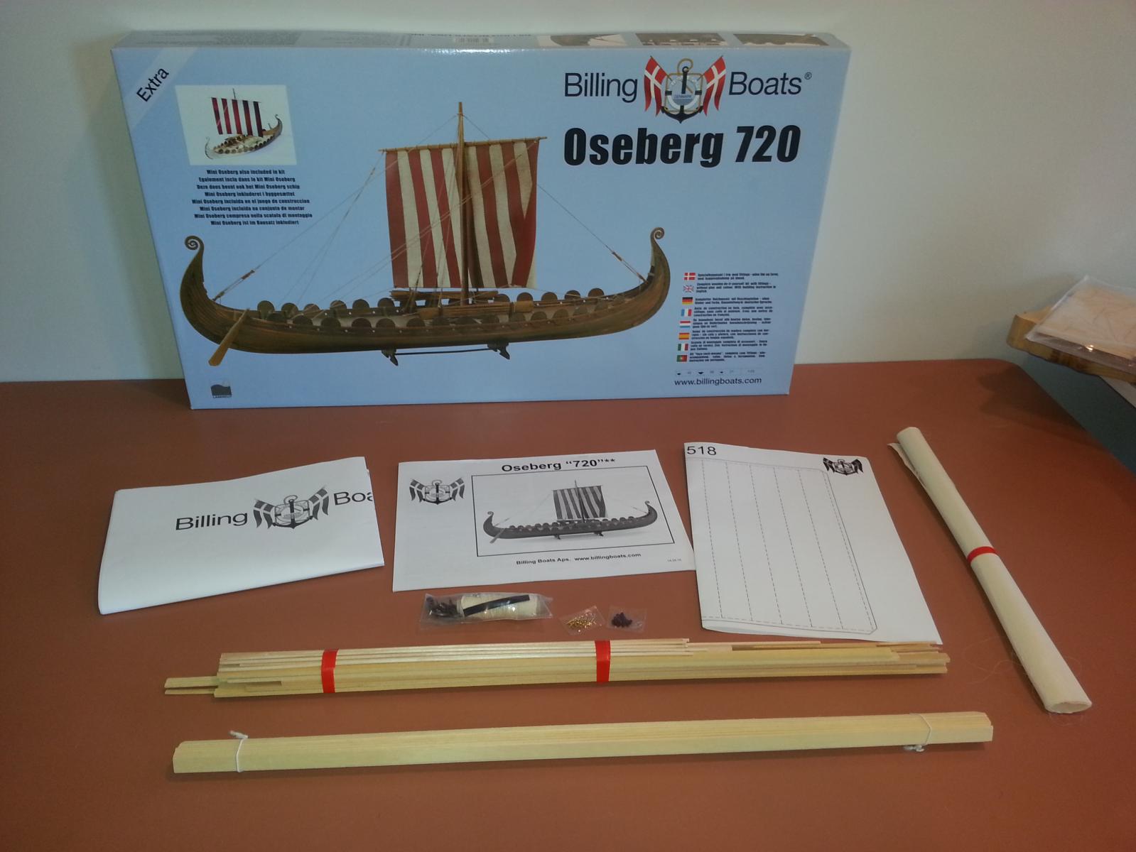 Oseberg ship by NorthCoastDesigns - Billing Boats - Scale 1:25