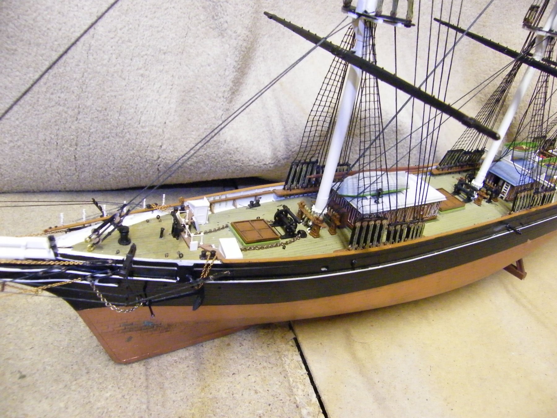 Cutty Sark 1 96 Masting Rigging And Sails Model Ship World