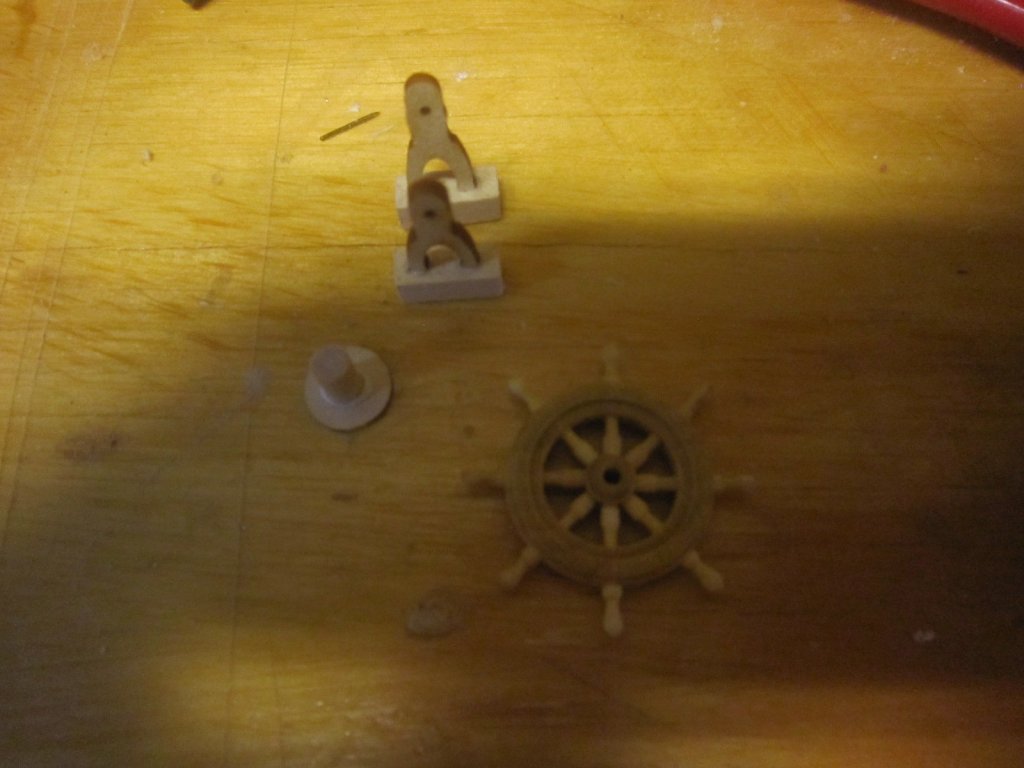 assembling ships wheel 002.JPG