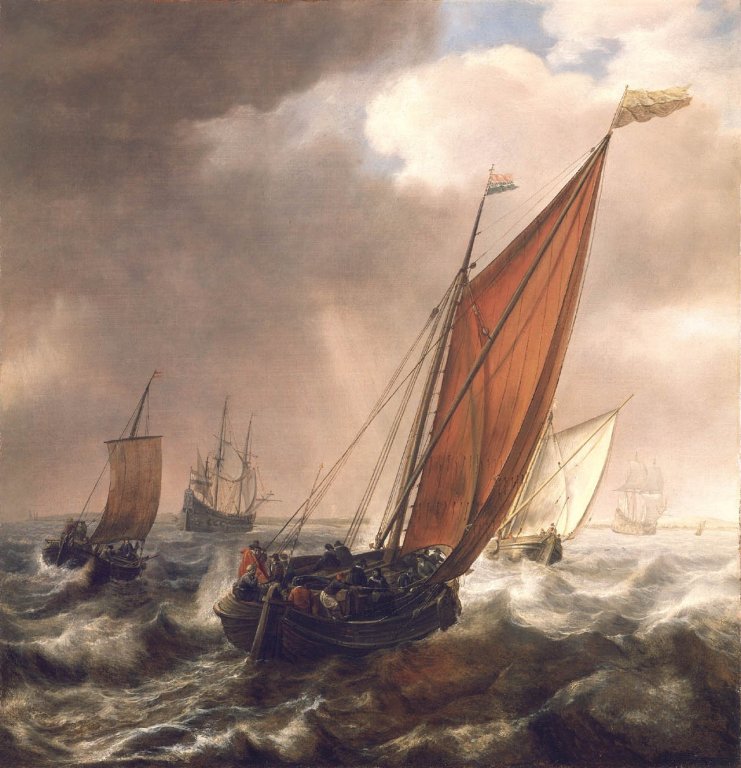 A Dutch Ferry Boat Before a Breeze 1640.jpg