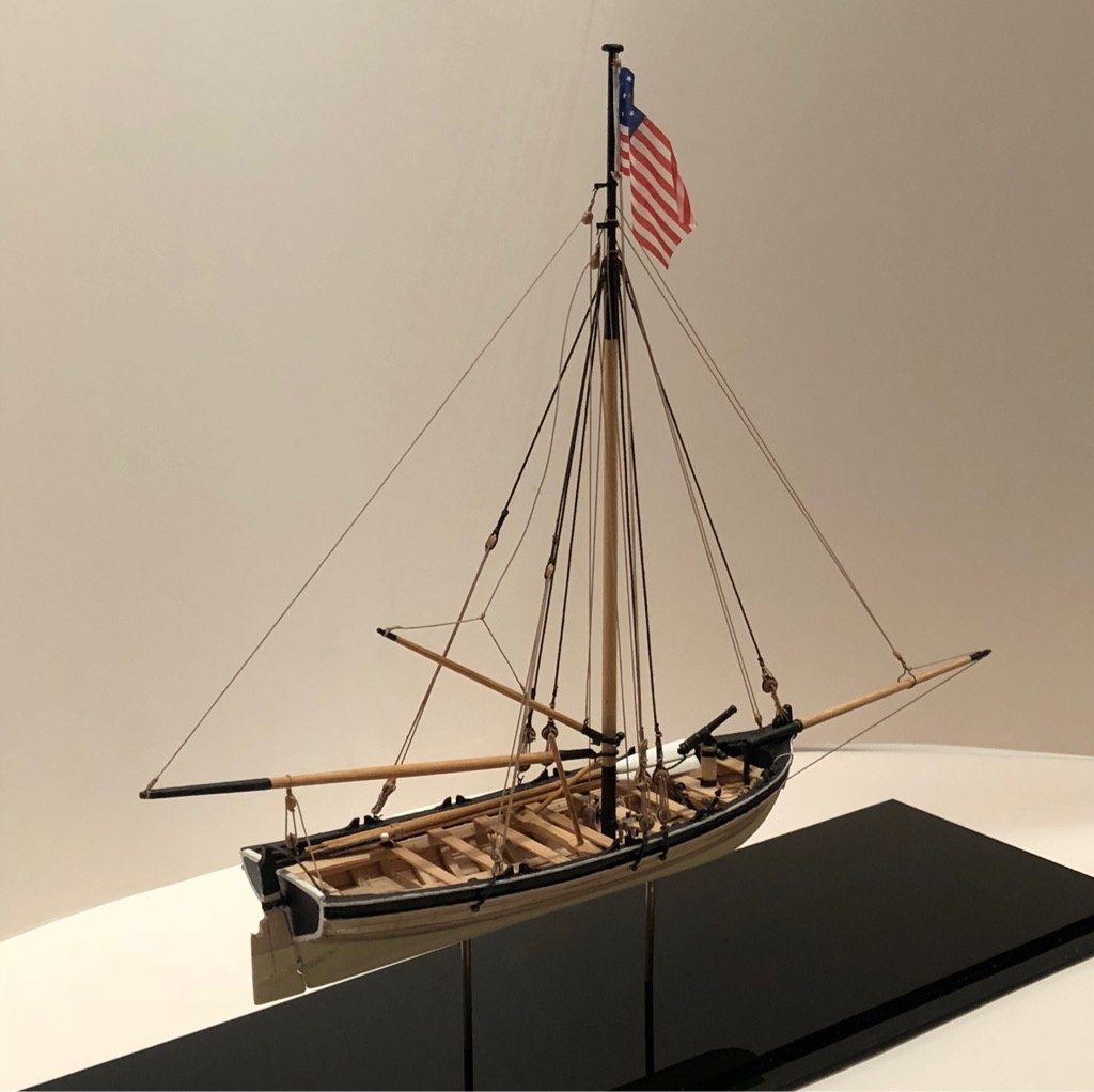 18th Century Merchant Longboat circa 1790 as used in the PNW fur trade