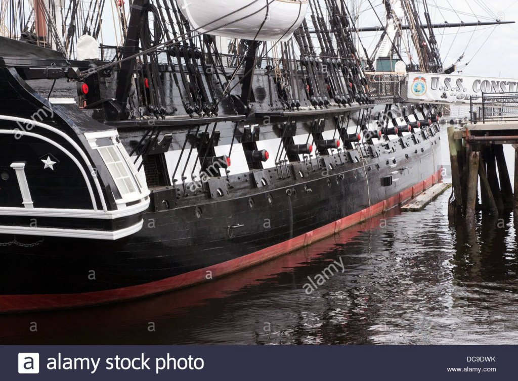 view-of-the-stern-section-of-the-the-uss-constitution-moored-at-the-DC9DWK.jpg