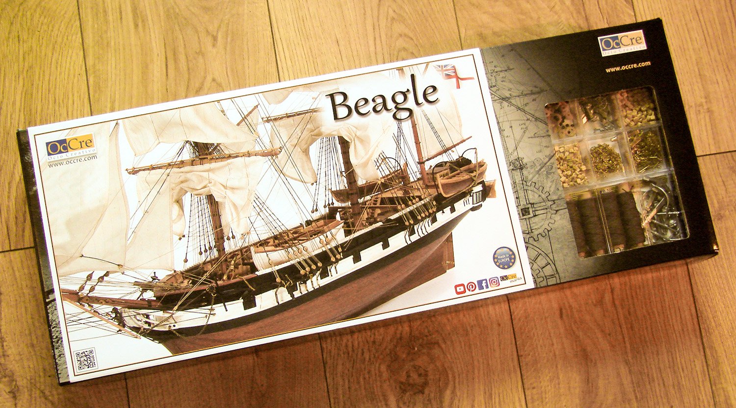 1:60 H.M.S. Beagle - OcCre - REVIEWS: Model kits - Model Ship World™