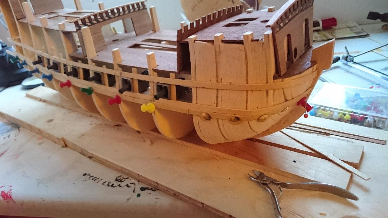 Mamoli 1/55 galeone Roter Lowe kit modellismo navale in legno