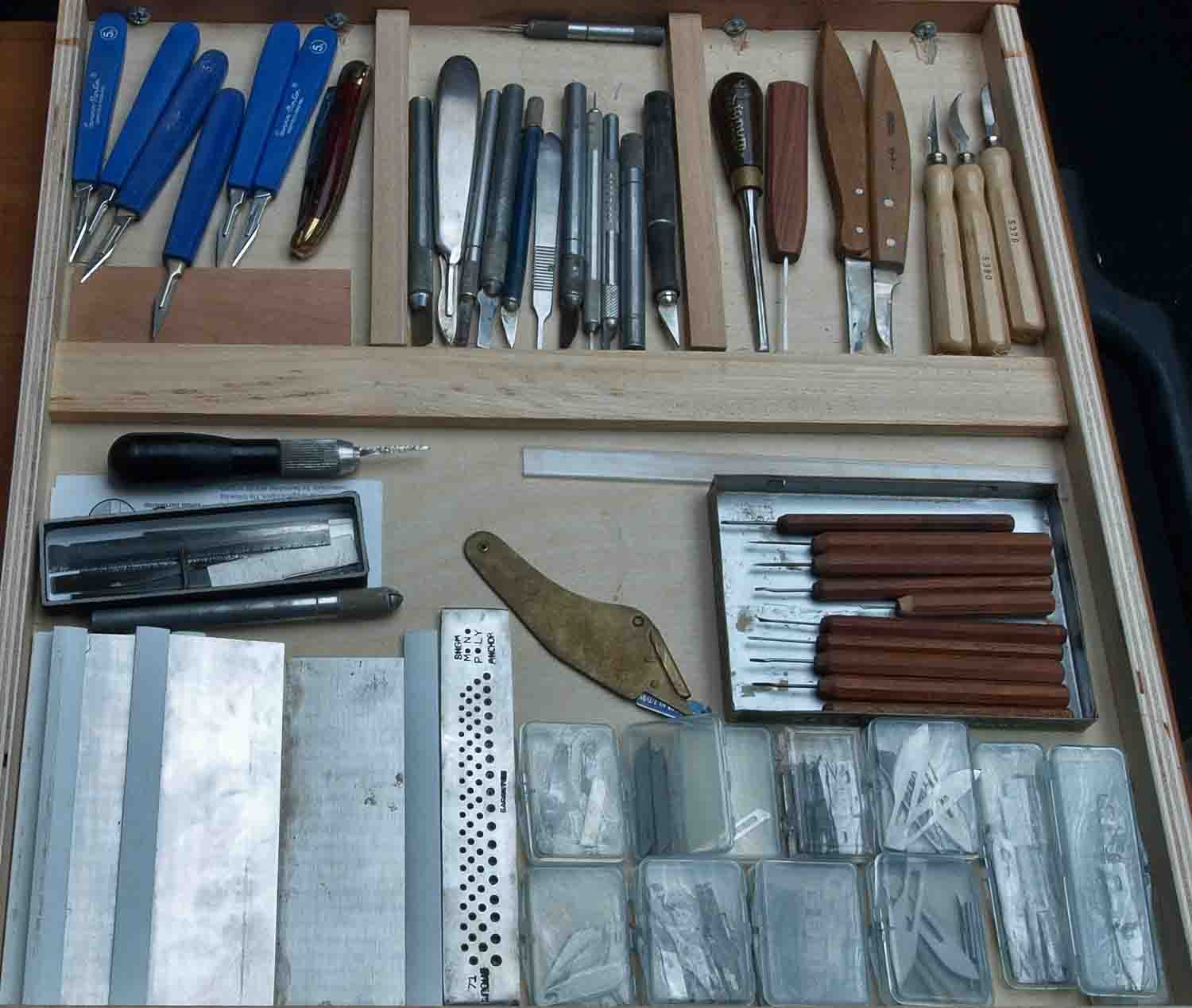 How do you organize your x-acto blades, knives etc? - Modeling tools and  Workshop Equipment - Model Ship World™