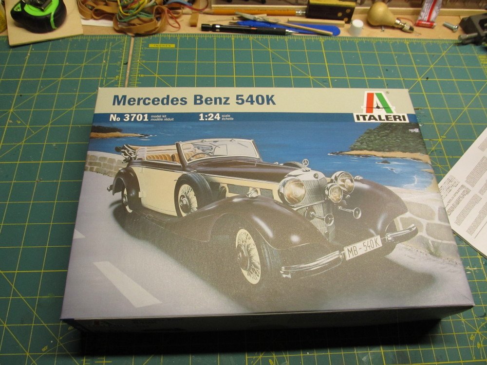 1936 1939 Mercedes Benz 540k By Jack 1 24 Italeri Finished Non Ship Categorised Builds Model Ship World