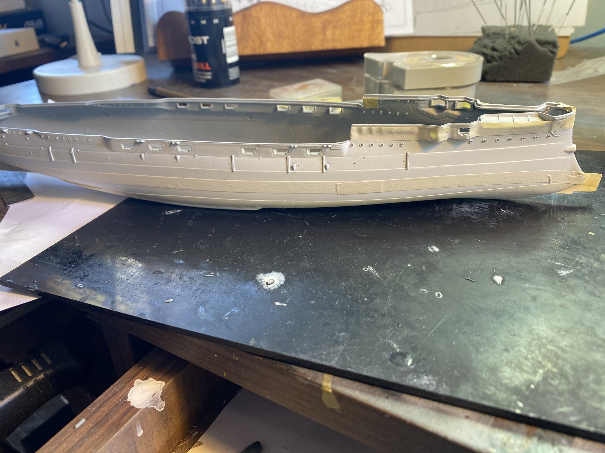 Artwox #10032 1/350 Borodino Russian Battleship Wooden Deck for Zvezda kit #9027