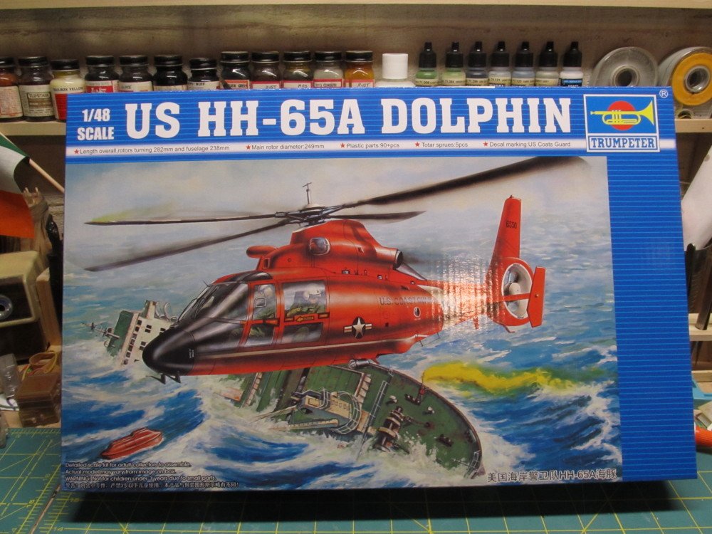 USCG UH-65A Dolphin by Jack12477 - 1:48 scale - Trumpeter