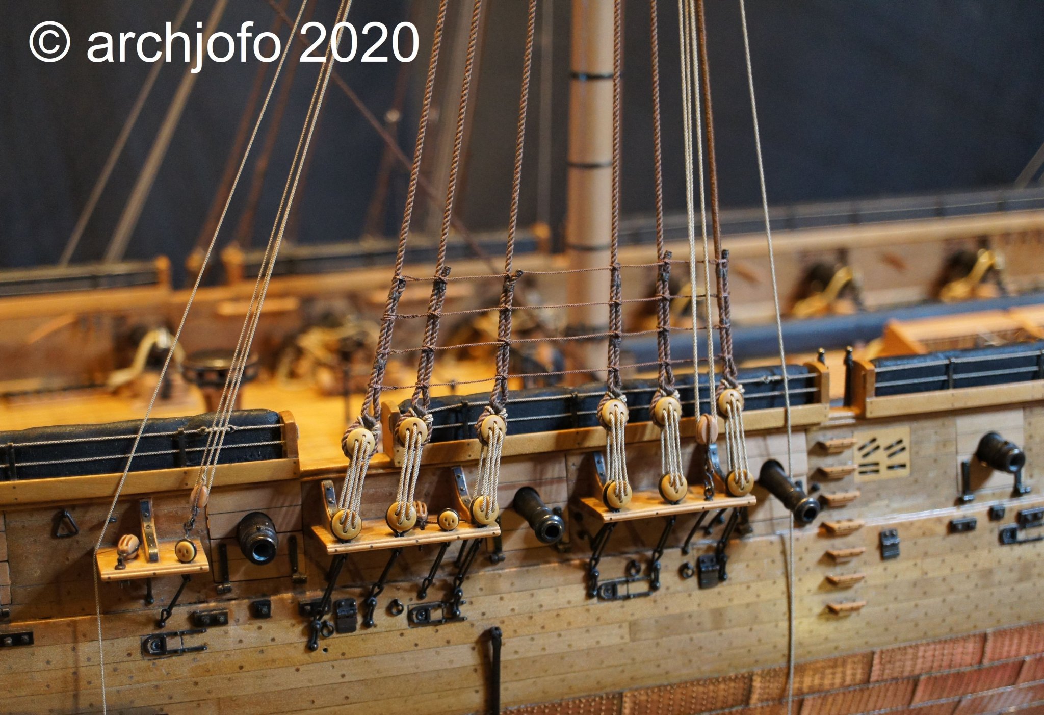 rigging tips for building a model ship