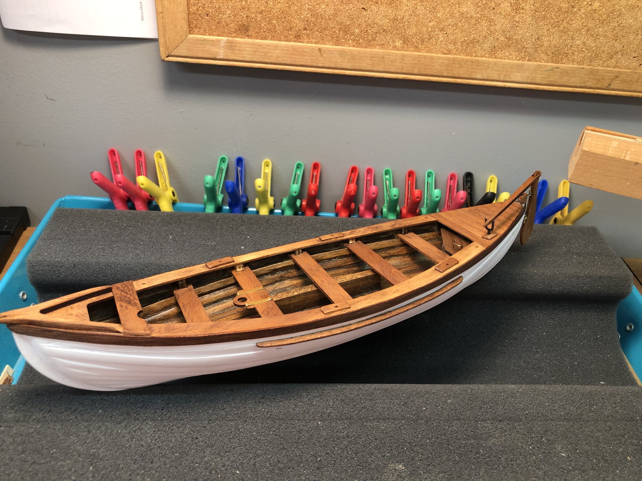 Fishing boats modern (2x), 1:87 resin ready made, painted - Artitecshop