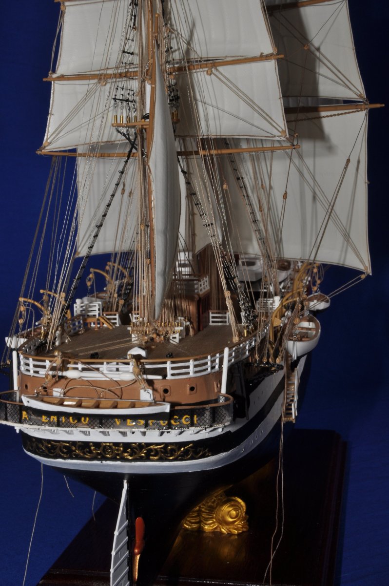 Amerigo Vespucci 15 Jpg Gallery Of Completed Kit Built Ship Models Model Ship World