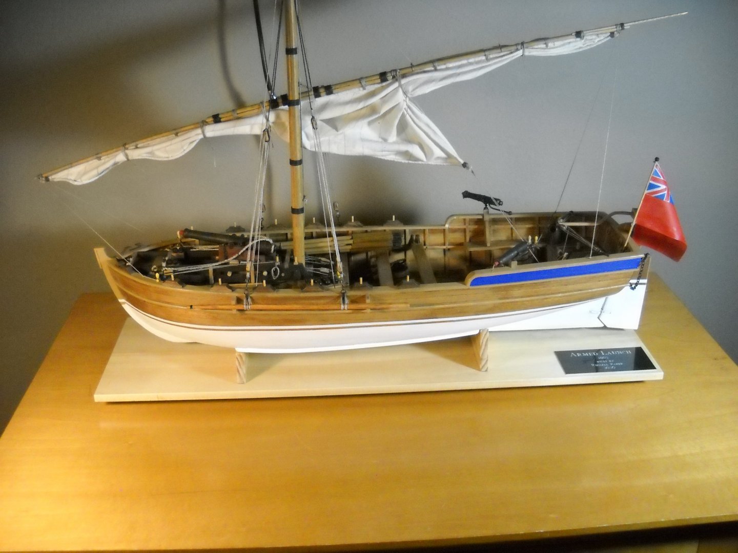 Armed Launch by RussR - FINISHED - Panart - - Kit build logs for subjects  built from 1801 - 1850 - Model Ship World™
