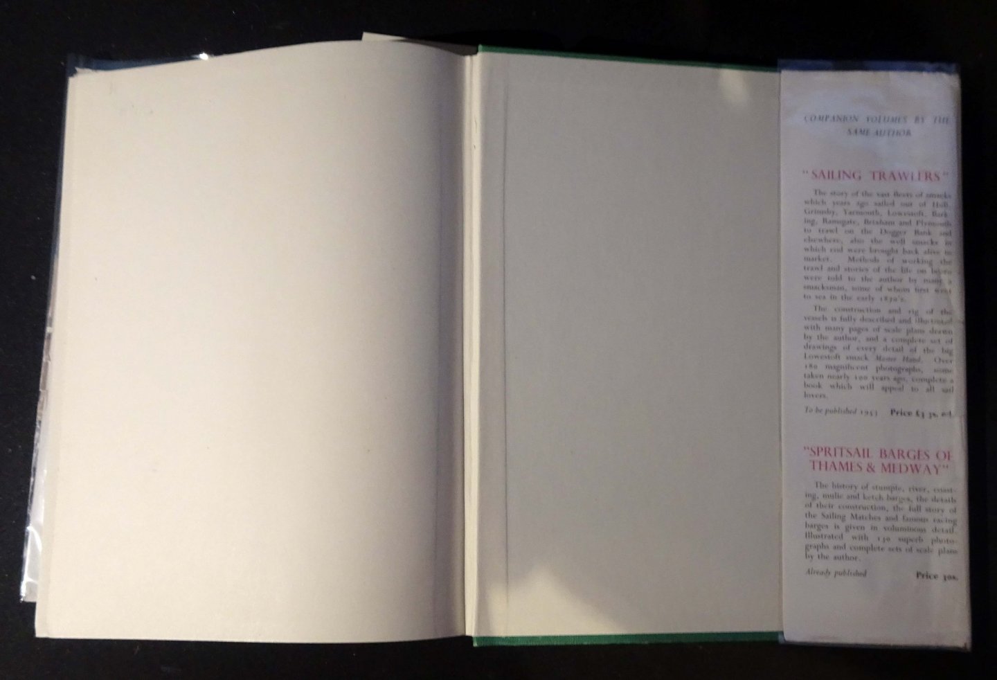 Protecting a Dust Jacket with an Archival Polyester Sleeve