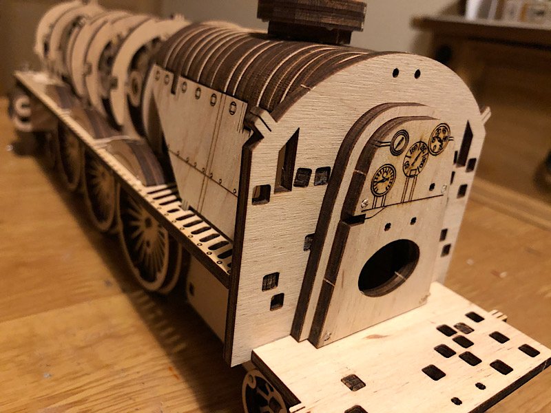 Express train by kpnuts Ugears no scale mentioned - Non-ship ...