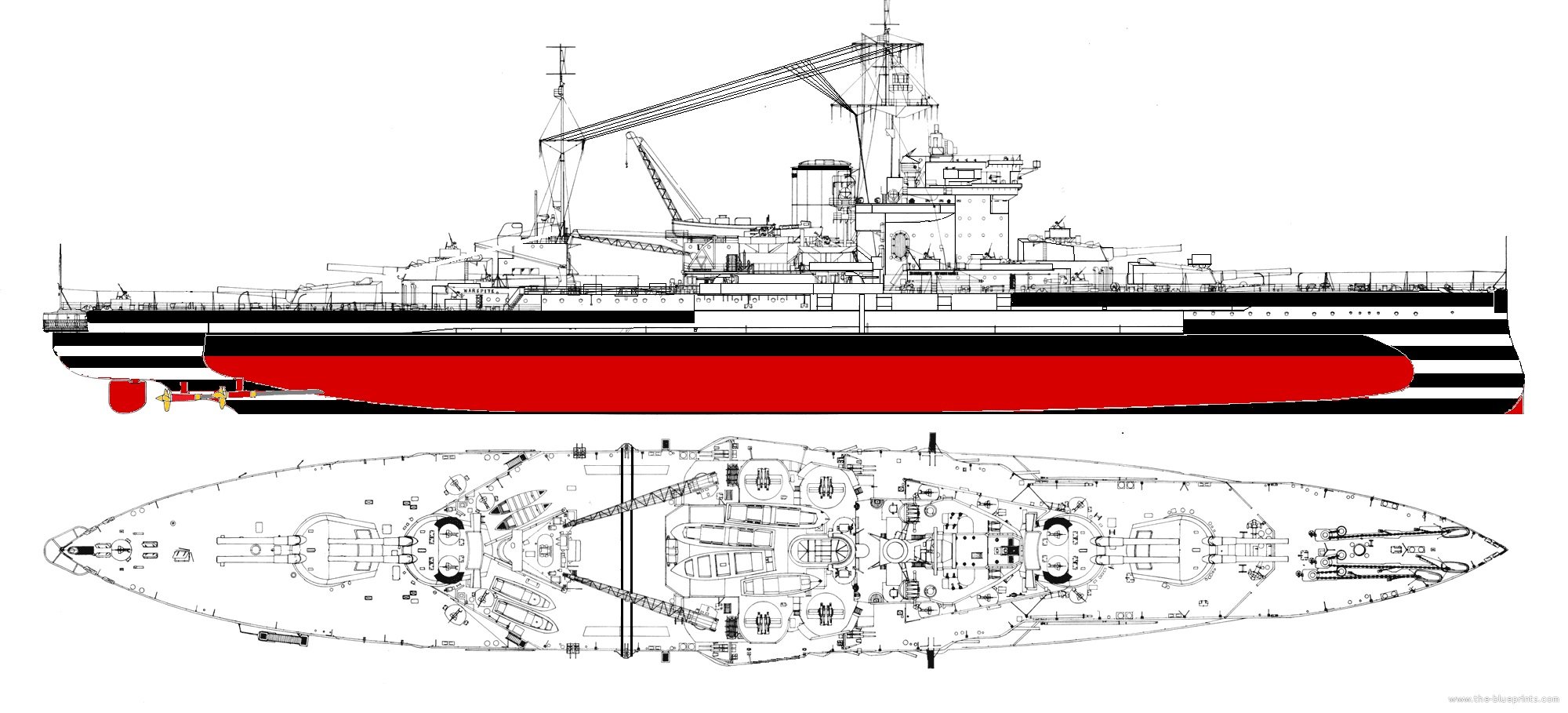 WhiteEnsignModels 1/350 WARSPITE 1943②-