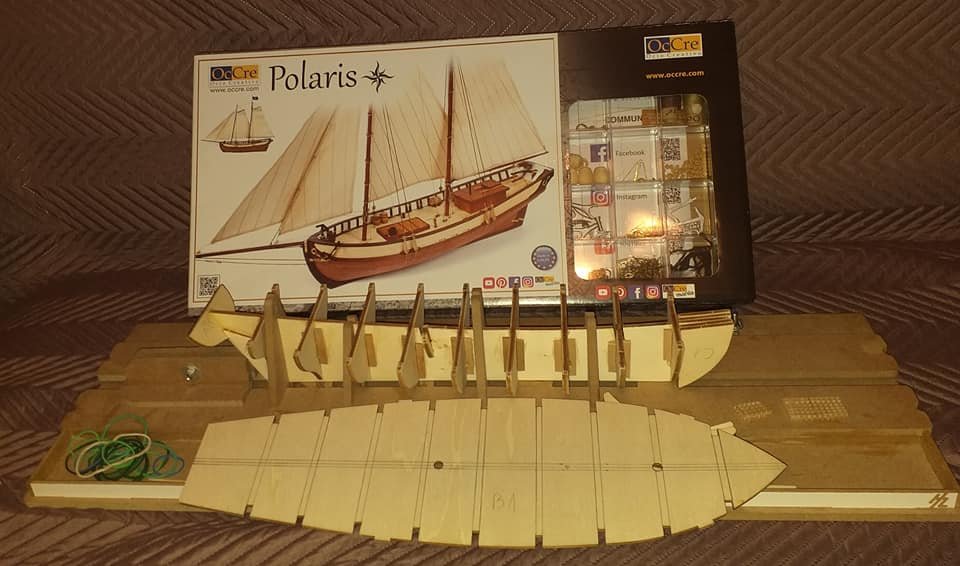 subjects Baltic_submariner Polaris 1801 FINISHED build Ship - Occre 1850 for built - World™ by from logs - Kit 1:50 - Model - - -