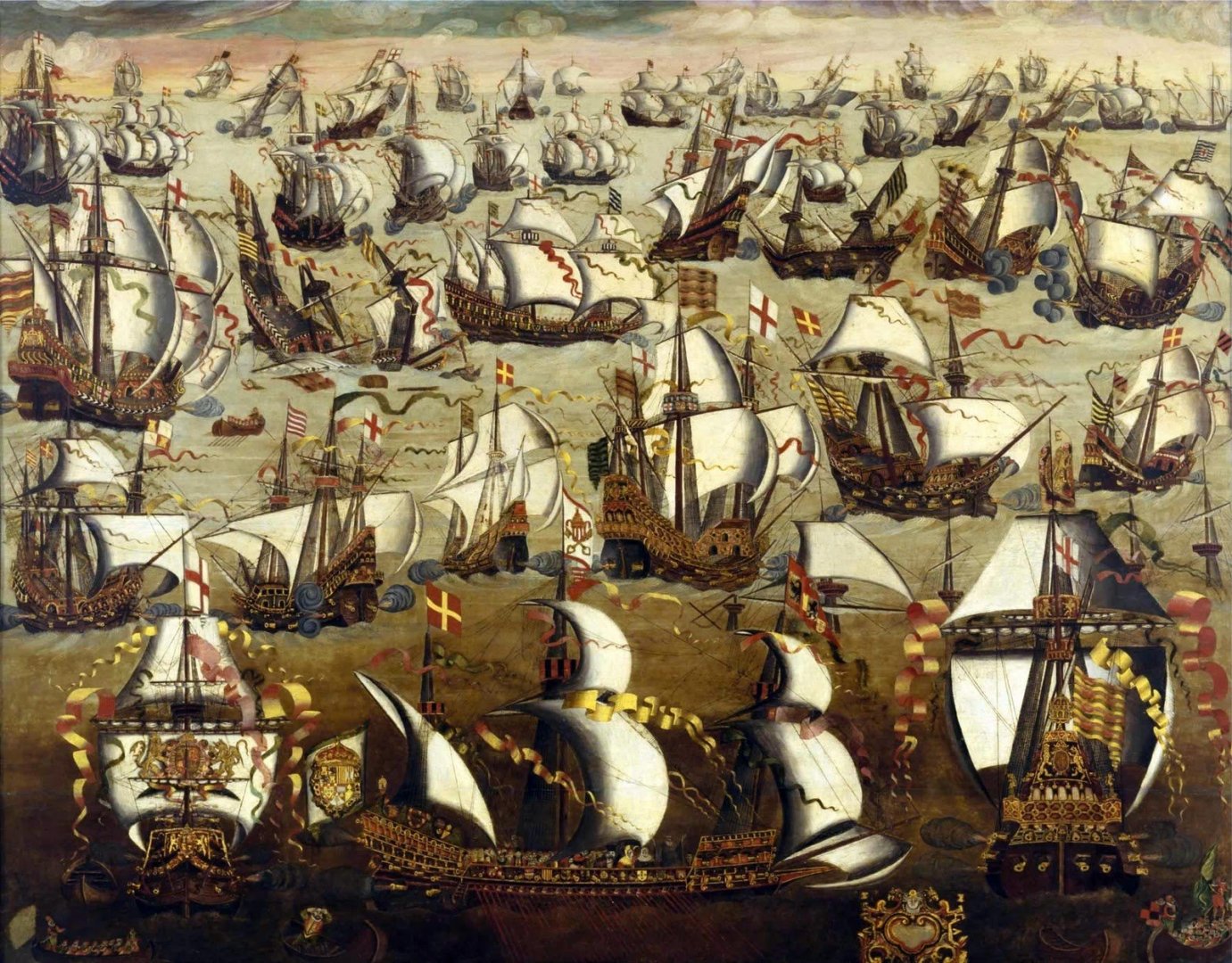 English ships and the Spanish Armada, August 1588.jpg