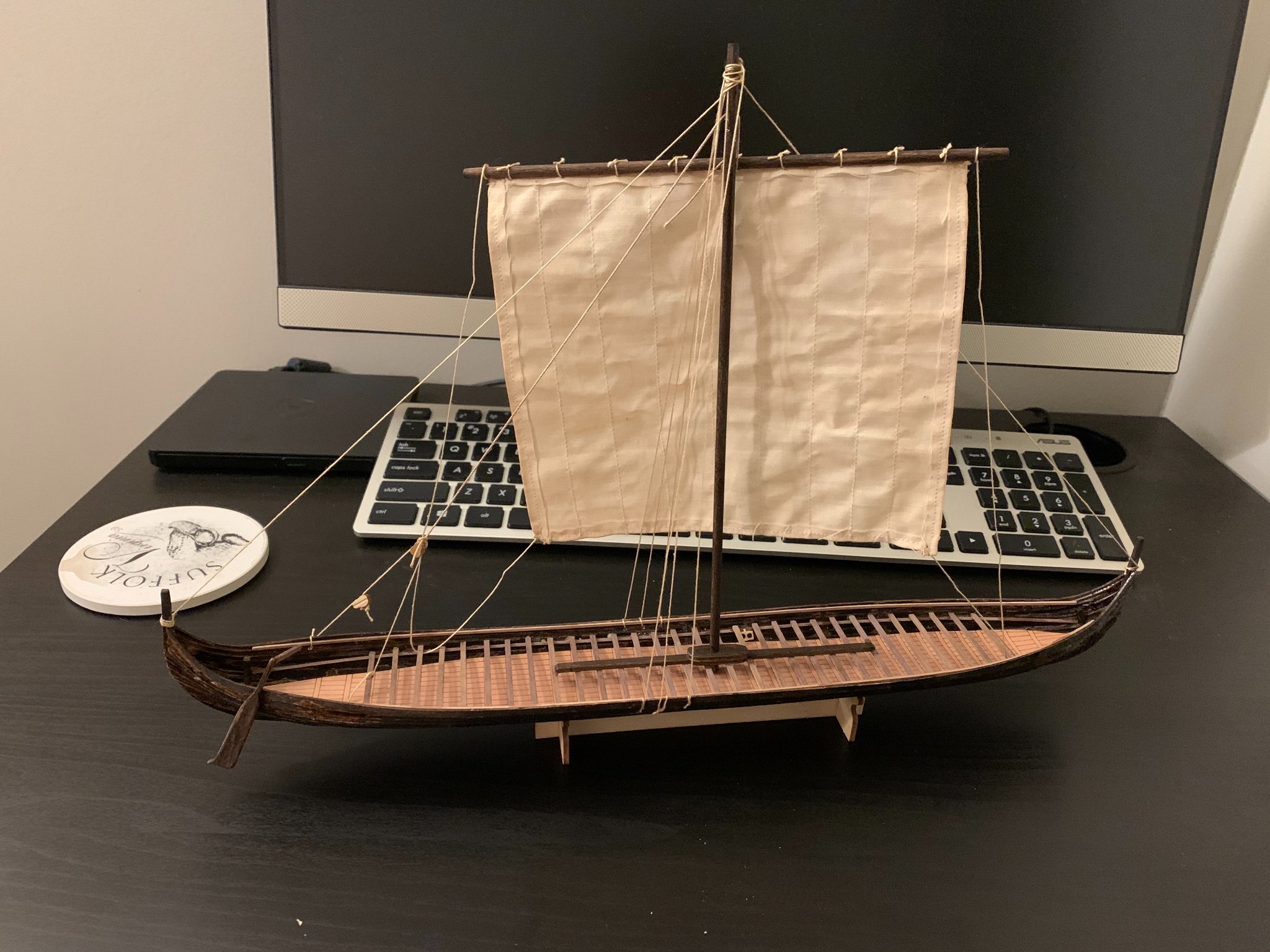 Viking Longship by Joseph F. - FINISHED - Dusek - 1:72 scale - - Kit ...