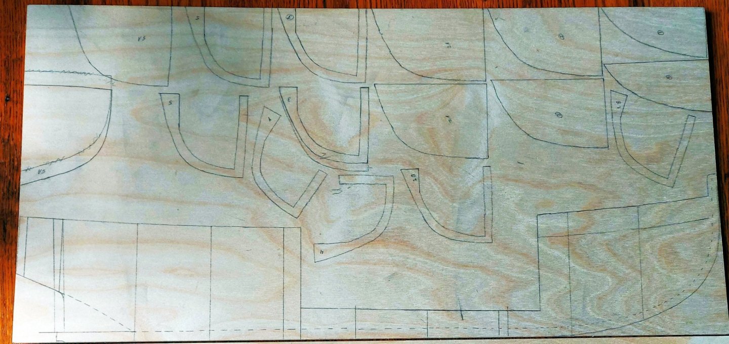 Photo 9A, Wood patterns ready to cut out.jpg