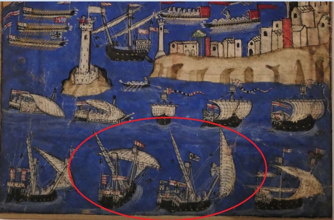 1330-40 Cocharelli Codex Fall of Tripoli  BM Add MS 27695 f.5r detail 4 with circle.jpg