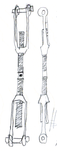 rouch sketch of rigging screw