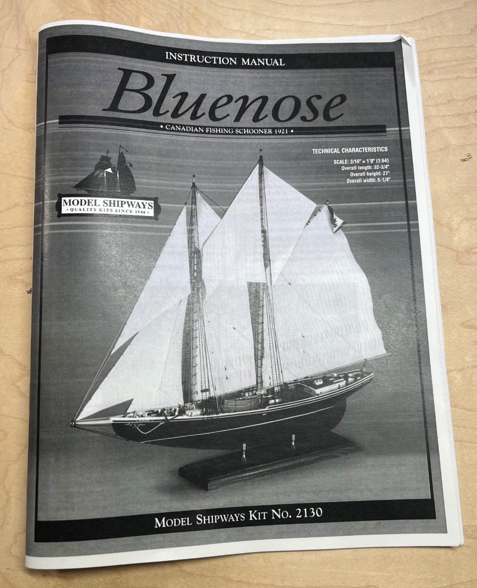 Bluenose by MajorChaos - Model Shipways Kit No. MS2130 - 1/64 scale -  Canadian Fishing Schooner - - Kit build logs for subjects built from 1901 -  Present Day - Model Ship World™