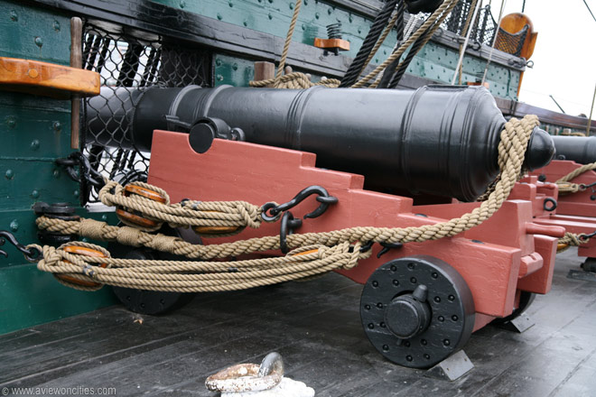Method for attaching breaching rope to cascable - Discussion for a Ship's Deck Furniture, Guns ...