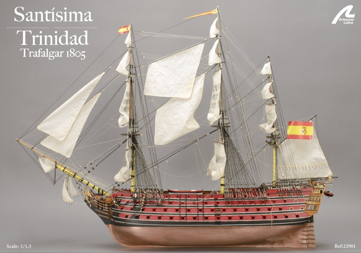 Santisima Trinidad - Trafalgar 1805 - 1/84 - Artesania Latina ref
