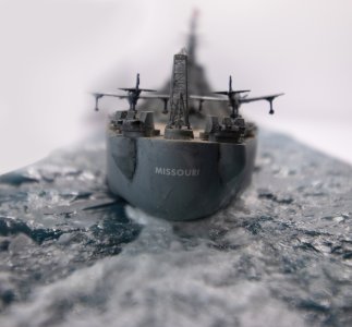 USS Missouri Revell 1/535 stern