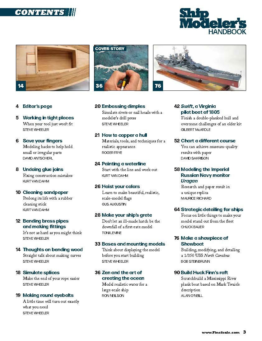 SHIP MODELER'S HANDBOOK - A new publication - NAUTICAL RESEARCH GUILD ...