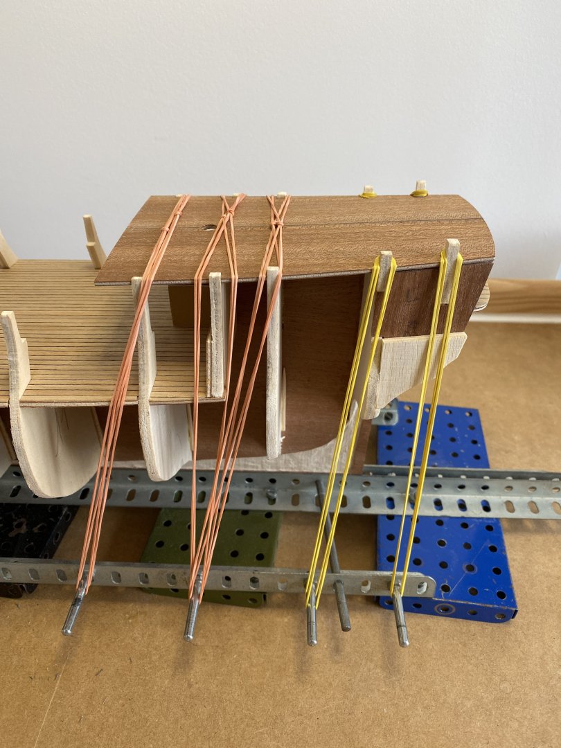 026 Poop Deck Being Glued - 18th June 2025.JPG